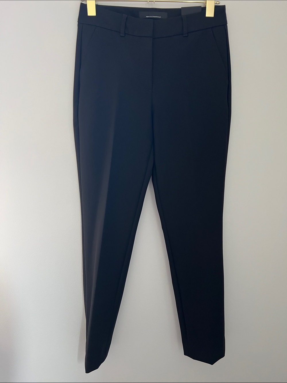 White House Black Market | Elle Slim Ankle Black Pants #570311490 NWT Sz 2R